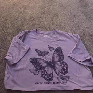 Its a purple crop top